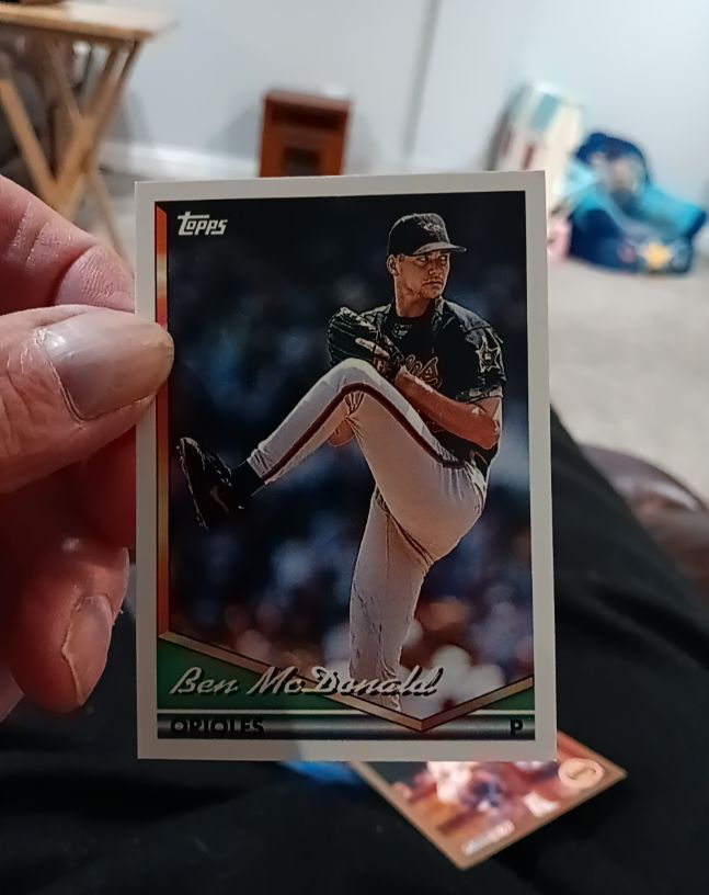 1994 Topps #636 Ben McDonald — front