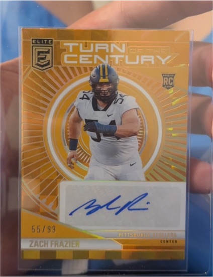 2024 Donruss Elite Turn of the Century #TCA-ZFR Zach Frazier — front