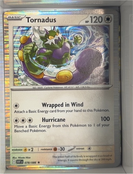 2025 Pokémon #078 Tornadus — front