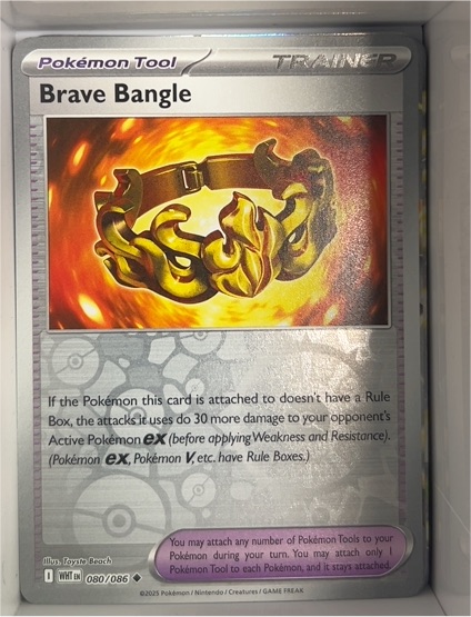 2025 Pokémon SV: White Flare #080 Brave Bangle — front