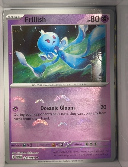 2025 Pokémon #044 Frillish — front
