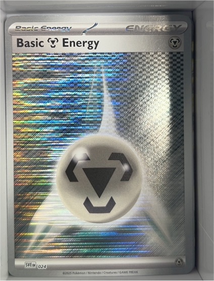 2025 Pokémon SVE #024 Basic Metal Energy — front