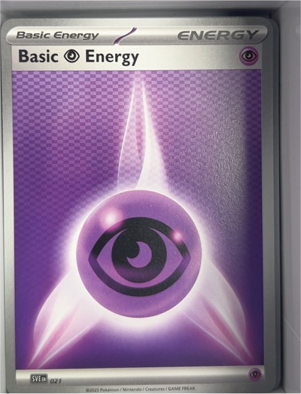 2025 Pokemon Scarlet & Violet #021 Basic Psychic Energy — front