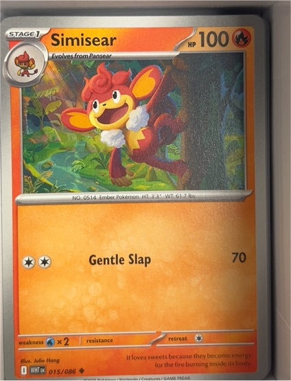 2023 Pokémon Scarlet & Violet #015 Simisear — front