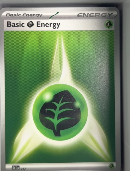 2023 Pokémon SVE 017 Basic Grass Energy — front
