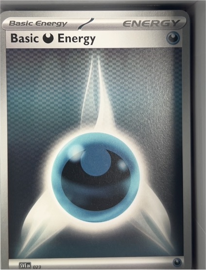 2025 Pokémon SVE 023 Basic Darkness Energy — front