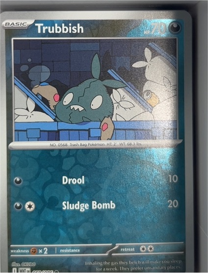 2011 Pokémon Black & White White Flare #059 Trubbish — front