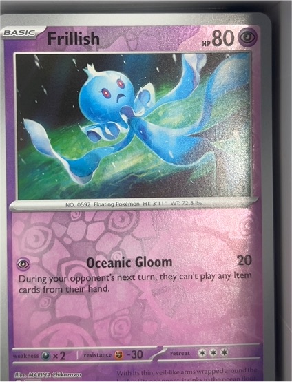 2023 Pokémon SV10.5 White Flare #044 Frillish — front