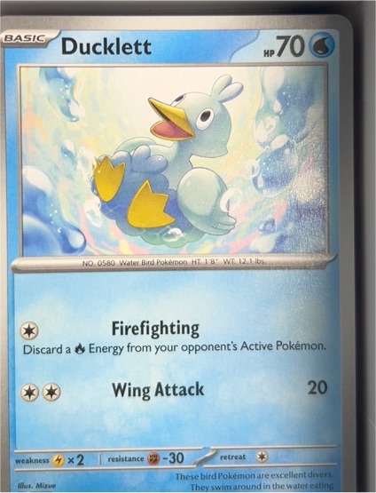 2023 Pokémon SV: White Flare #025 Ducklett — front