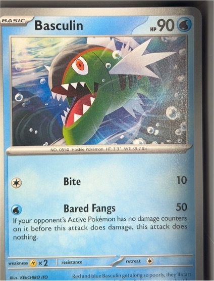2025 Pokémon SV: White Flare #024 Basculin — front