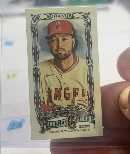 2025 Topps Allen & Ginter #161 Nolan Schanuel Mini — front