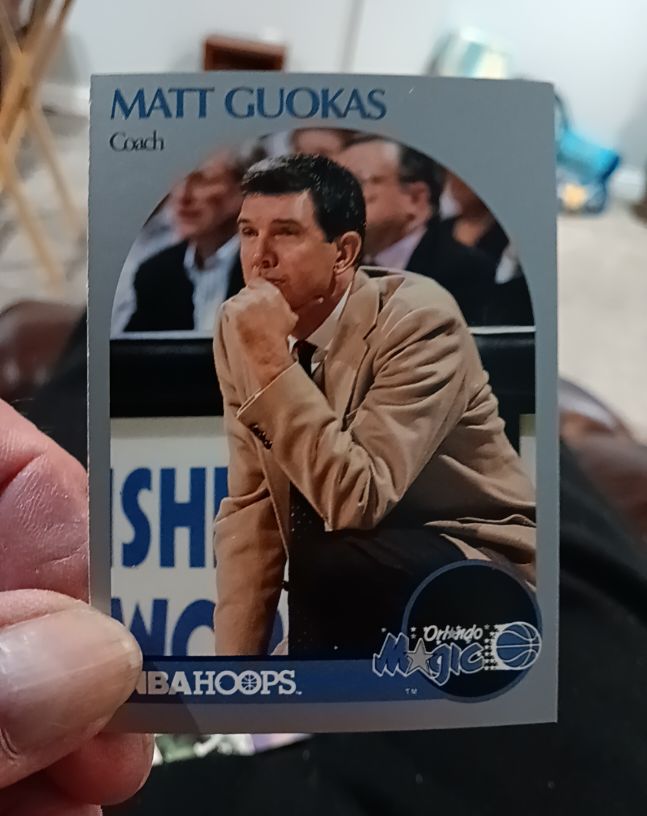 1990-91 NBA Hoops #323 Matt Guokas — front