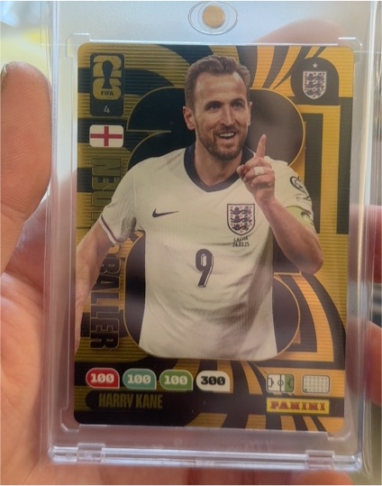 2026 Panini Adrenalyn XL Golden Baller #4 Harry Kane — front