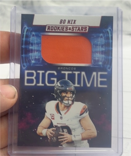 2025 Panini Rookies & Stars #BT-BNX Bo Nix Big Time — front