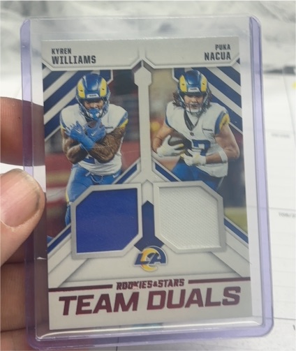 2025 Panini Rookies & Stars Team Duals #TD-LAR Kyren Williams / Puka Nacua — front