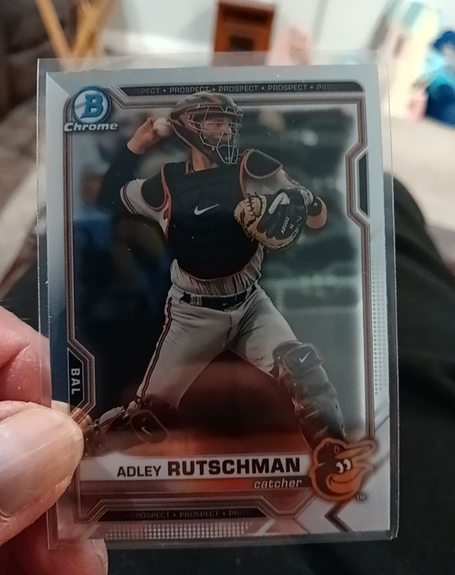 2021 Bowman Chrome Draft #BDC-31 Adley Rutschman — front