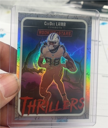 2025 Panini Rookies & Stars #2 CeeDee Lamb Thrillers Silver Prizm — front