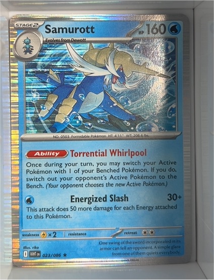 2025 Pokémon SV: White Flare #023 Samurott — front