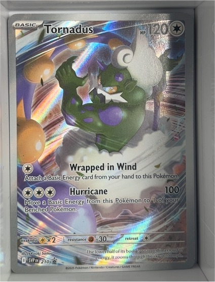 2025 Pokémon TCG Scarlet & Violet Promo #210 Tornadus — front