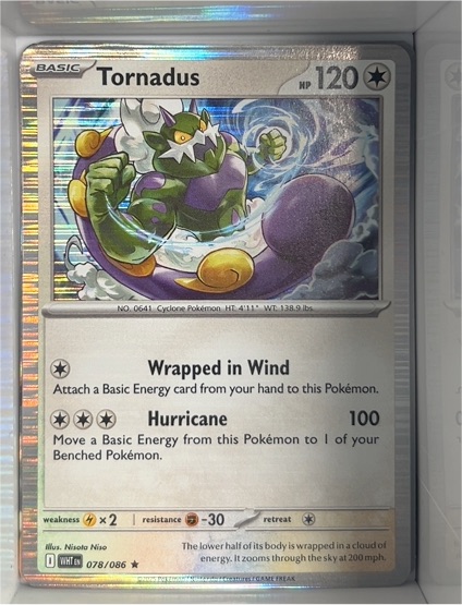 2020 Pokémon SV: White Flare #078 Tornadus — front