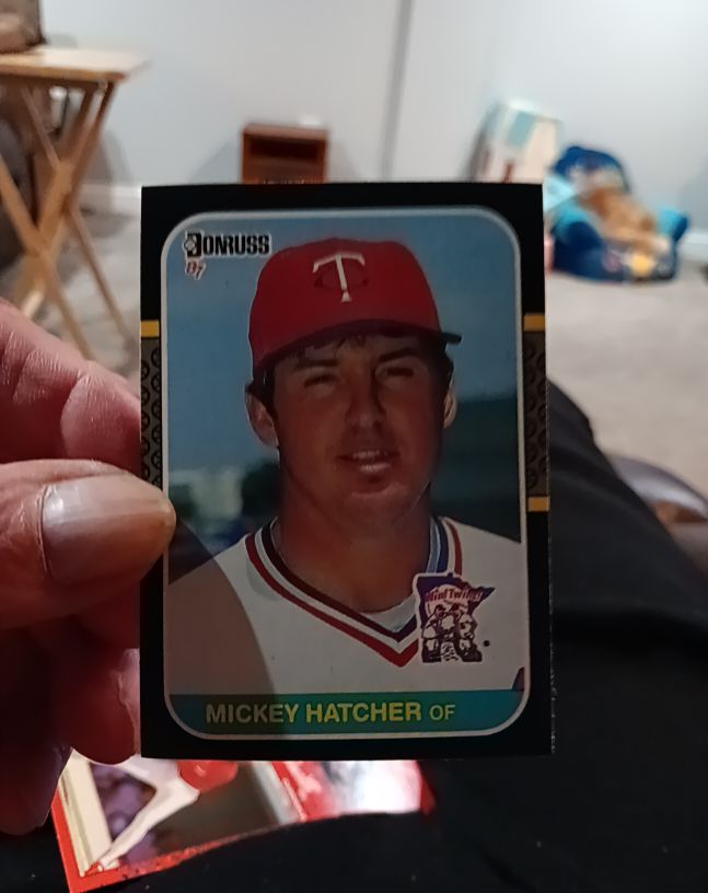 1987 Donruss #491 Mickey Hatcher — front