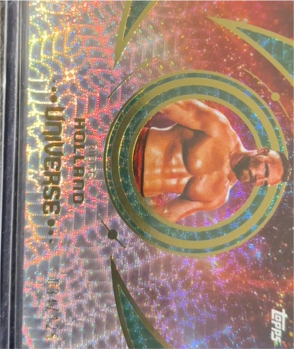 2025 Topps Universe WWE #132 Ridge Holland Galaxy Parallel — front