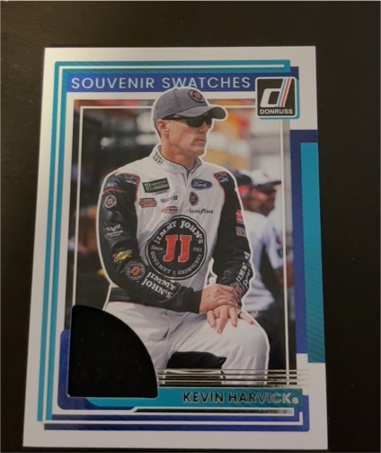 2025 Panini Donruss #SV-KHK Kevin Harvick Souvenir Swatches — front