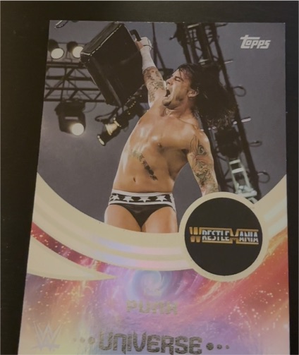 2025 Topps WWE Universe #262 CM Punk — front