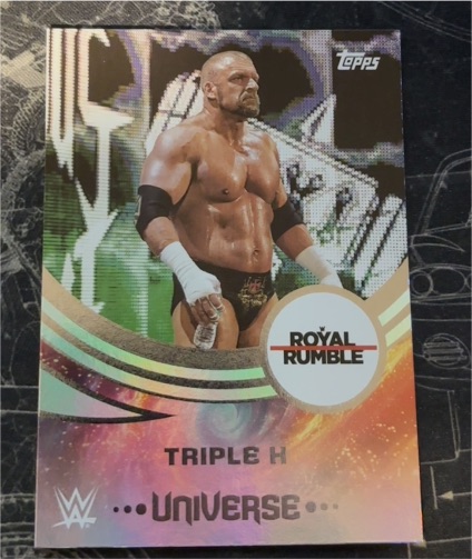 2025 Topps Universe WWE #205 Triple H Royal Rumble — front