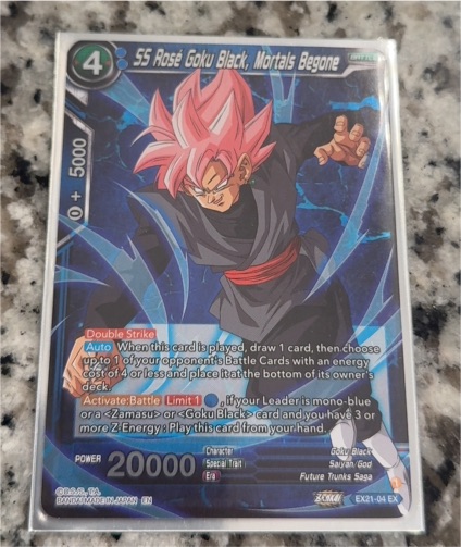 Dragon Ball Super 5th Anniversary #EX21-04 SS Rose Goku Black, Mortals Begone — front