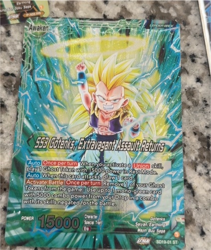 2022 Dragon Ball Super Card Game SD19-01 SS3 Gotenks, Extravagant Assault Returns — front