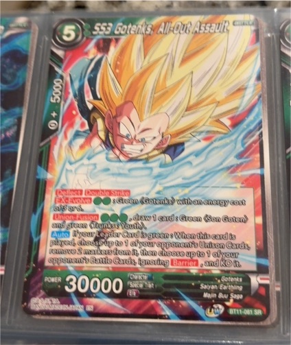 Dragon Ball Super BT11-081 SS3 Gotenks, All-Out Assault — front