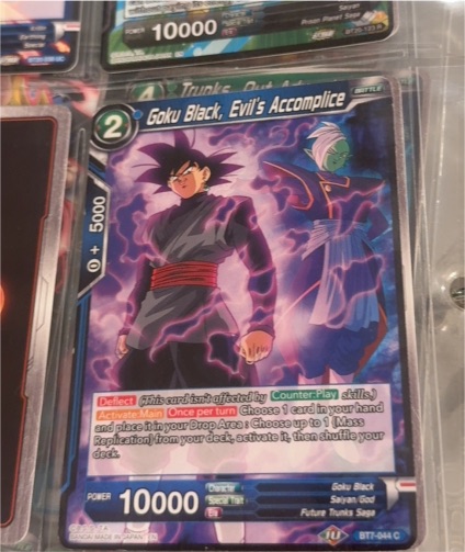 Dragon Ball Super 2018 BT7-044 Goku Black, Evil's Accomplice — front