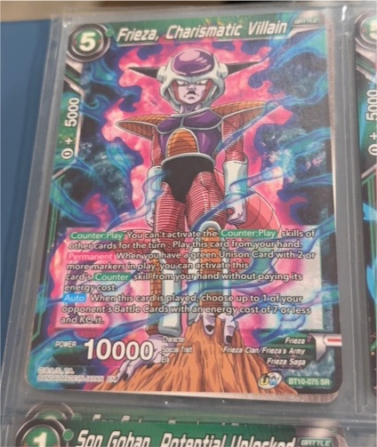 2020 Dragon Ball Super BT10-075 Frieza, Charismatic Villain — front