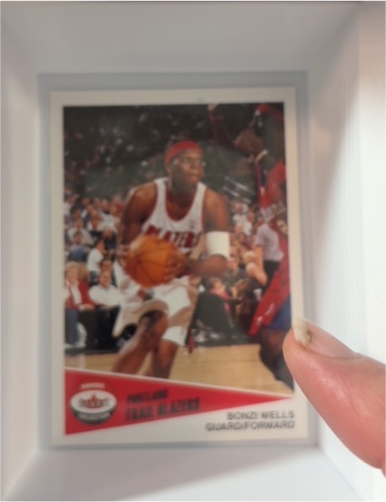 2003-04 Bazooka #128 Bonzi Wells — front