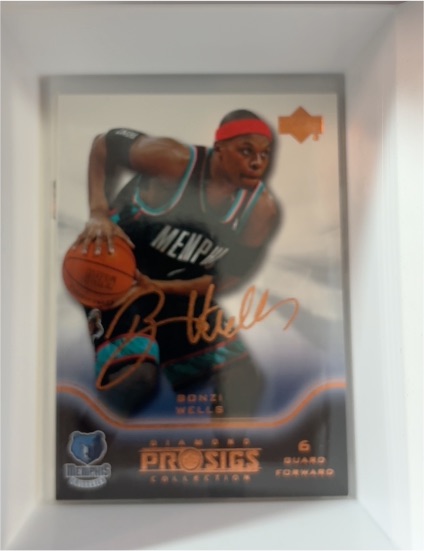 2004-05 Upper Deck Pro Sigs #42 Bonzi Wells — front