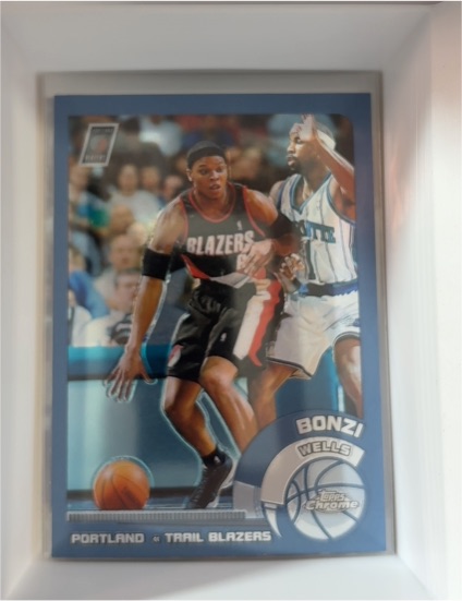 2002-03 Topps Chrome #110 Bonzi Wells — front