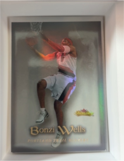 2000-01 Fleer Showcase #79 Bonzi Wells — front
