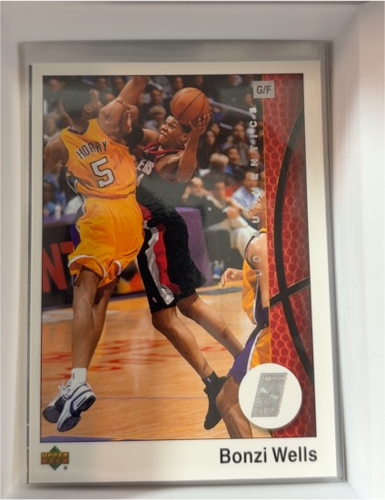 2002-03 Upper Deck UD Authentics #68 Bonzi Wells — front