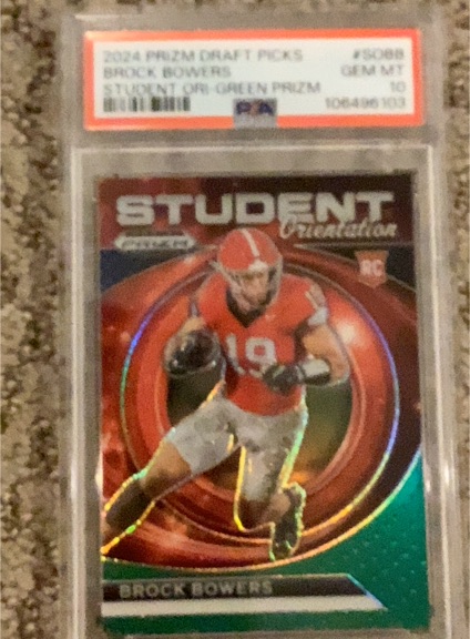 2024 Panini Prizm Draft Picks #SO-BB Brock Bowers — front