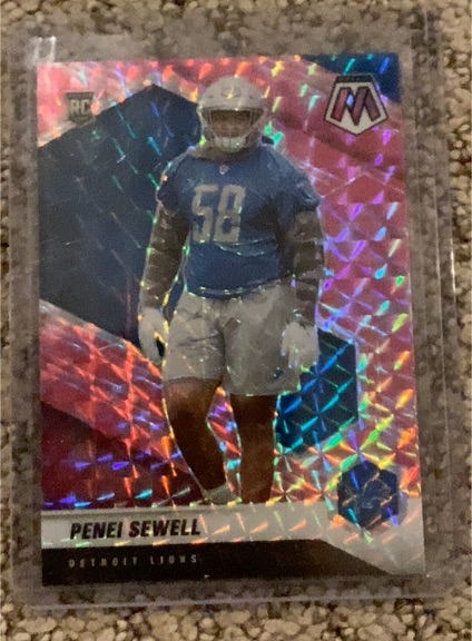 2021 Panini Mosaic #370 Penei Sewell — front