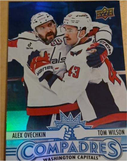 2025-26 Upper Deck Series 1 #CM-13 Alex Ovechkin / Tom Wilson Compadres — front