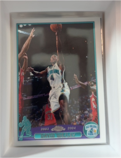 2003-04 Topps Chrome #102 David Wesley — front