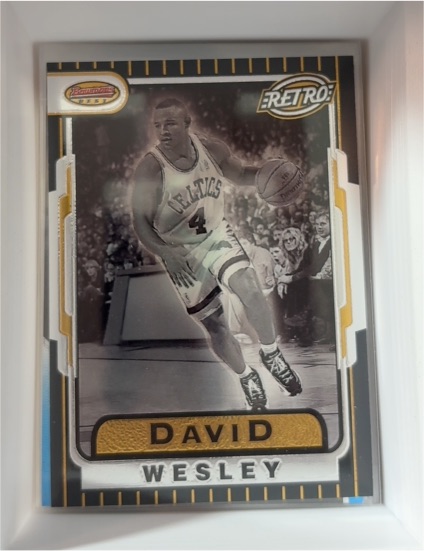 1996-97 Bowman's Best Retro #TB16 David Wesley — front