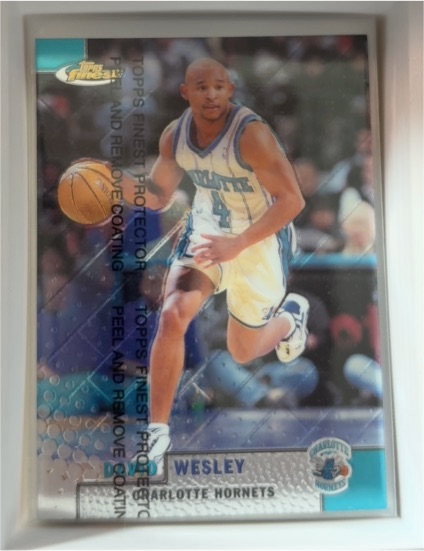1999-00 Topps Finest #163 David Wesley — front