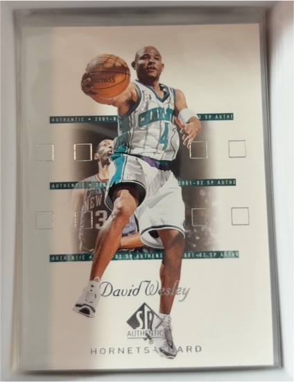 2001-02 Upper Deck SP Authentic #8 David Wesley — front