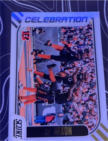 2023 Panini Score #2 Joe Mixon Celebration — front