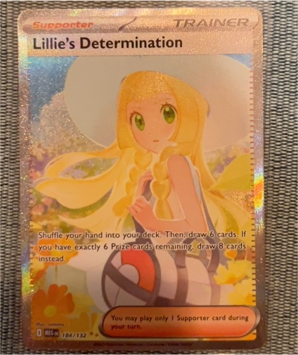 2022 Pokémon ME01 #184 Lillie's Determination — front