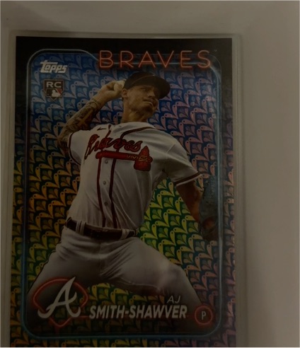2024 Topps Series 1 #117 AJ Smith-Shawver — front