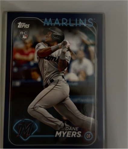 2024 Topps Series 1 #188 Dane Myers Royal Blue Rookie — front